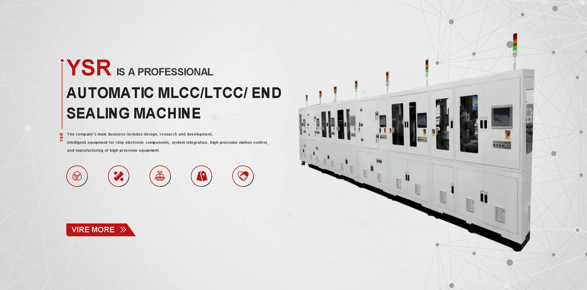 Mesin pengedap MLCC/ LTCC/ akhir automatik